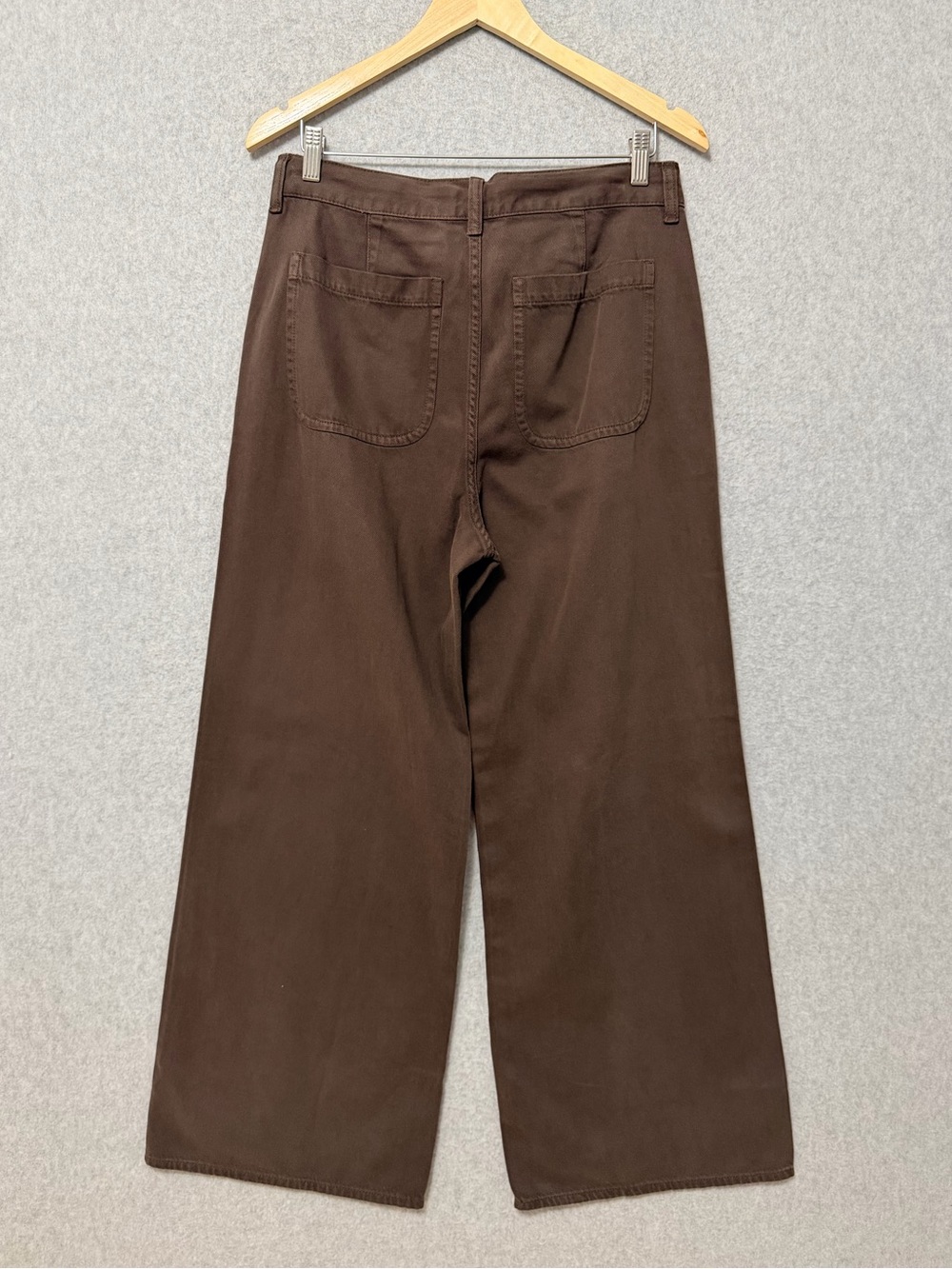 Madewell Brown Wide-Leg Drawstring Pants - Picture 6 of 10
